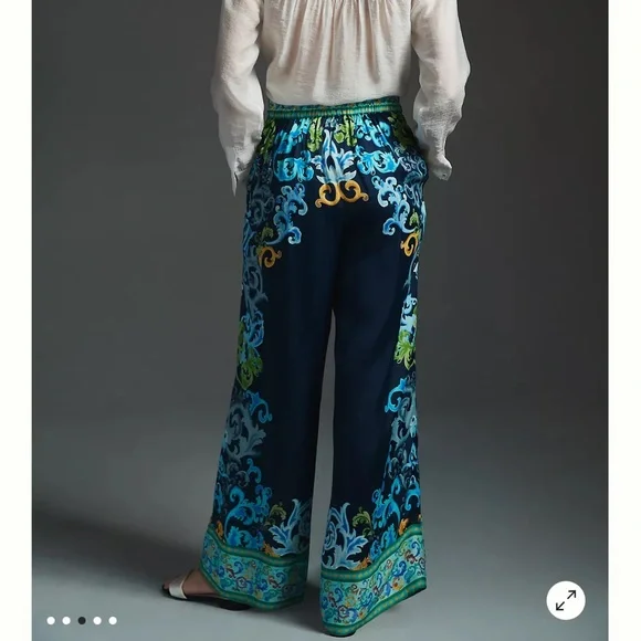 Ranna Gill Satin Pants NWT - Picture 2 of 8